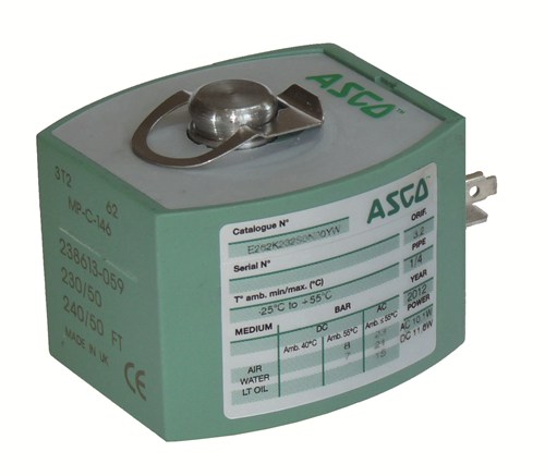 Bobine pour électrovannes - Tension: 230/50 - Puissance: 10,1W - Taille: 30 - Série: MXX-FT