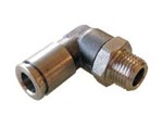Raccords pour tubes - Coude conique - Inox 316L - 1/4" M - Ø6 mm - 16 bar