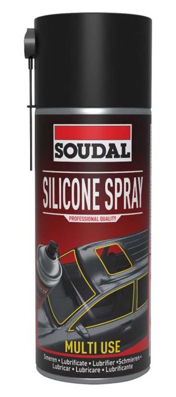 Spray transparent Soudal  Silicone Spray Multi Use - 400 ml. ( 6 pc.)