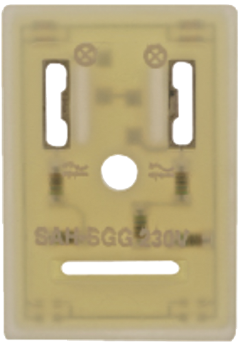 Joint lumineux, 12 - 24 V AC/DC, norme industrielle B