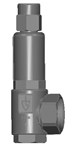 Soupape de sécurité en inox GOETZE Série 451 - échappement canalisé - G1"F - tarage 10,0 bar