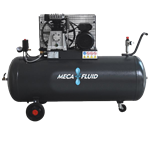 Piston Compressor - 400 l/min - 200 l - 8 bar - 2 cylinders - 1 stage - 2,2 kW - 230 VAC mono