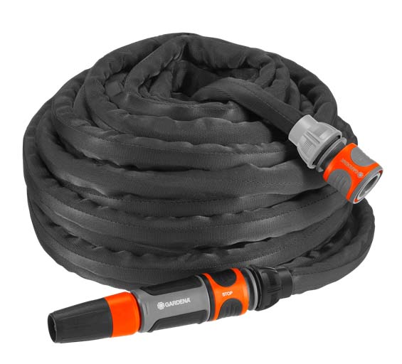 Tuyau textile Liano Gardena 1/2" - 15m. + lance #