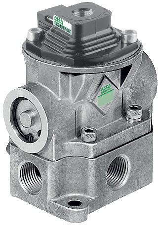 Poppet valve - 3/2 NC - G1" - Air/solenoid air operated - Spring return - With gaskets