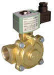 ASCO Solenoid valve Serie 220 - Brass body - PTFE - 2/2 - NC - G1'' - 230/50