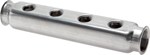 Manifold - Stainless steel - 2x G 1" F - 4 x G 1/2" F - PN10