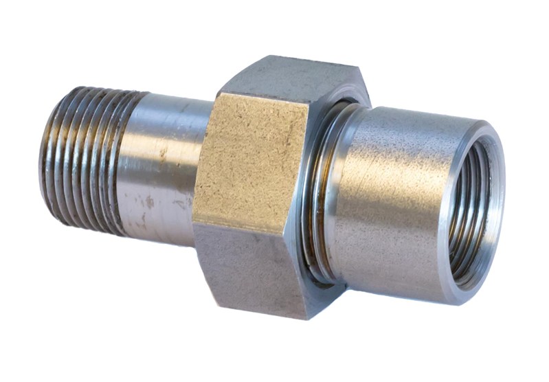 Raccord union acier mâle femelle conique G1"