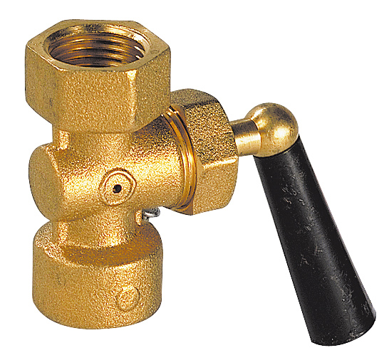 Exhaust hole - Brass - 1/4" - 1/4" FF - Pmax: 16 bar - L:68 mm - (+)90°C
