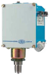 Pneumatic Pressure switch - IP66 - Zamak- Stainless Steel connex. - 1/2" - 2,5 to 25 bar - 3/2 NC