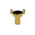 Raccord GK pour flexible - Coupleur - Laiton - Embout cannelé Ø25mm - Entre griffes: 40mm