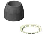 Griffe + écrou pour tubing de diamètre 25 mm (à la pièce)