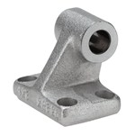 Contre charnière arrière en aluminium Type AB7 pour vérin selon ISO 15552 - Ø80