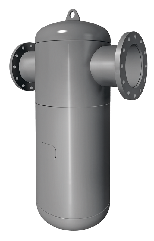 Séparateur d'eau centrifuge - Aluminium - DN250 - P.max: 14 bar - Débit : 21000 m³/h
