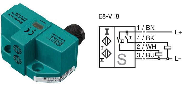 Détecteur inductif PEPPERL+FUCHS - NBN3-F31-E8-V18