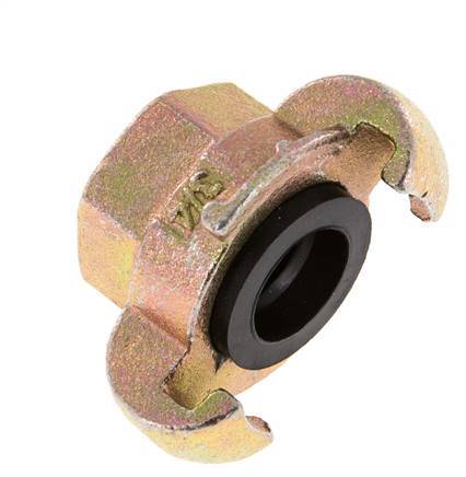 Raccord RAPID DIN3489 pour flexible - Coupleur - Fonte - 1/4"F - max 10 bar