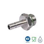 Raccords pour tubes - Adaptateur cylindrique - Inox 316 - M5 M - Ø4 mm - 20 bar