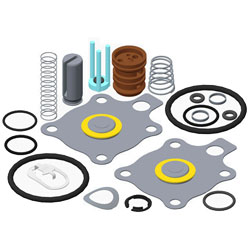 Spare part kit for ASCO solenoid valve - P/N: SCB316D014, SCB316D024 and SCB316E044 in AC - NBR