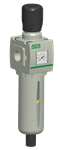 Filter Regulator ASCO Serie 653 - G3/4" - 25 µm - 0,5 to 10 bar - Semi-auto drain - Q:9000l/min