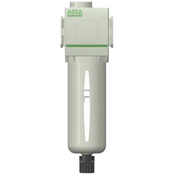 Particulate filter ASCO Serie 651 - G1/4" - 5µm - P.max : 16bar - Semi-automatic drain - Q:1250l/min