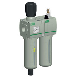 Filter Regulator Lubricator ASCO Serie 651 - G1/8" - 5 µm - 0,5 to 10 bar - Automatic drain