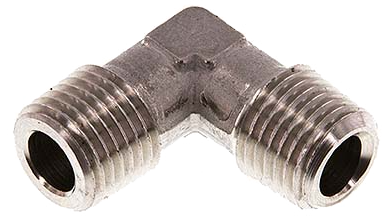 Threaded fitting - 90° elbow - 316 Stainless Steel - R1/8" M - Max pressure: 150 bar