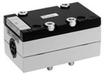 Distributeur à tiroir ISO 5599-1 taille 2 AVENTICS Série 581 - 5/3 centre ouvert - Cde pneumatique