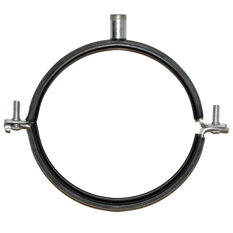 Collier galva M8 pour gaine spiralée - Ø 125mm
