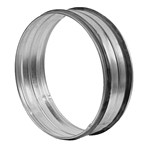 Mamelon galva à joint Ø 80mm pour gaine spiralée