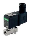 Electrovanne à commande directe ASCO Série 3563/2 NF - Inox - FPM - G1/8" - 0,05 m³/h - 12/DC