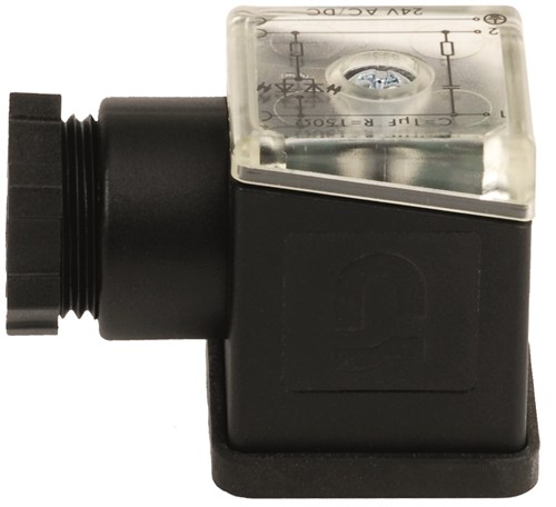 Connecteur débrochable orientable avec LED et RC - Taille 30 - 12/DC - 12/50 - 2 broches + masse