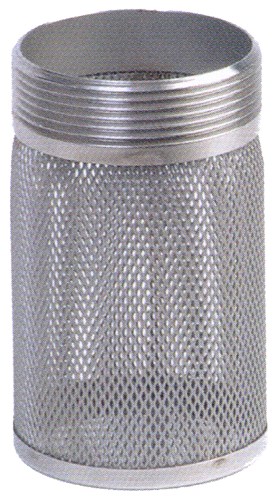 Crépine pour clapets anti-retour - Inox 316 - G1''1/4 M - PN16 - 1000 µm - (+)150°C