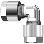 Raccords "Push on" pour tubes - Coude union égal - PVDF - Ø tubes : 4x2 mm - 10 bar