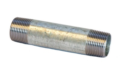 Galvanized steel 2-sided threaded end Ø 1/2" x 150