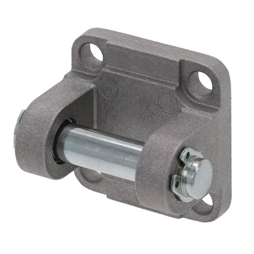 Female Hinge - MP2 - Stainless Steel - for cylinders Ø 80 mm - axe Ø16mm