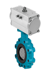 Butterfly valve - LUG - GGG40/EPDM/CF8M - DN80 - GN16 - PN16 - Pneumatic single acting NO