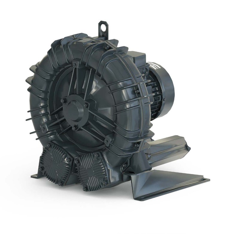 Pompe à vide à simple roue bi-étagée à aspiration latérale Atlas Copco Vacuum DBD - 91 m³/h