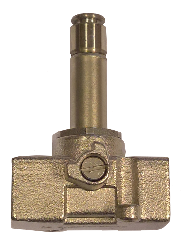 Electrovanne ASCO Série 256 - Laiton - FPM - 2/2 - NF - G1/8'' - Corps seul - Avec commande manu