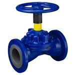 Diaphragm valve - GGG40 Cast iron - EPDM - A brides DN65 - (+)130°C - Manually operated