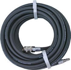 Tuyau pneumatique professionel en nitrile - 20m - 8 x 14mm - avec raccords rapides