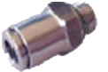 Raccords pour tubes - Droit cylindrique - Inox 316L - 1/8" M - Ø8 mm - 16 bar