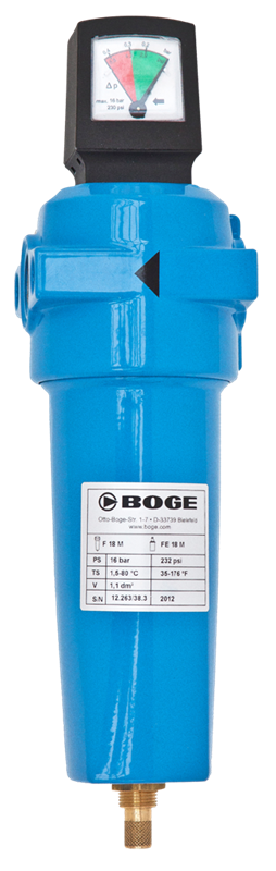 Filtres - Filtration:0,01µm - Diam.racc:2"1/2 - Pression d'util.:16 bar - Débit à 7 bar: 1548 Nm³/h