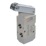 Spool valve - 3/2 Mono NC - G1/8" - Mecanically operated with roller + pilot - Spring return
