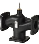 3-port valve, flanged, PN10, DN80, kvs 100