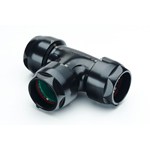 Tee union fitting - Alu - Tube ext. Ø : 63mm - 16bar - 65°C