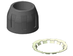Griffe + écrou pour tubing de diamètre 50 mm (à la pièce)