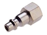 Raccords rapides pour tuyaux - Abouts droits - Acier trempé nickelé - 1/2" F - Pmax: 0 à 35 bar