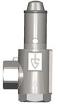 Soupape de sécurité en inox GOETZE Série 451 - échappement canalisé - G1/2"F - tarage 6,0 bar