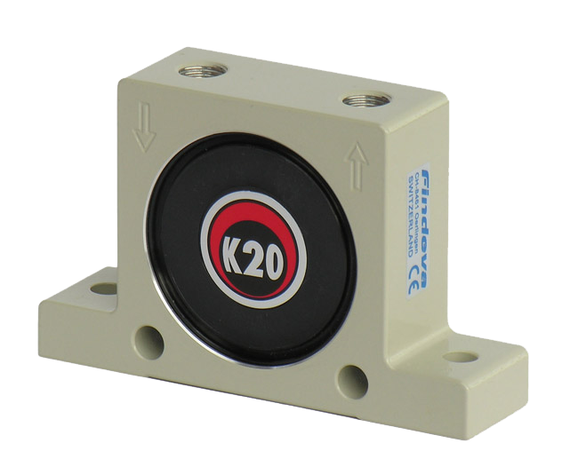 Vibrateurs rotatif à billes FINDEVA - Alu anodisé - G3/8" - 10000 coups/min - 4050N - 675l/min