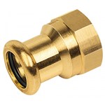 Manchon pressfitting bronze  Ø 3/8" F x 12*