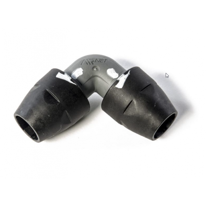 90° elbow union fitting - PA - Tube ext. Ø : 50mm - 16bar - 65°C